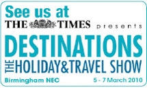 The Times Destinations - The Holiday & Travel Show